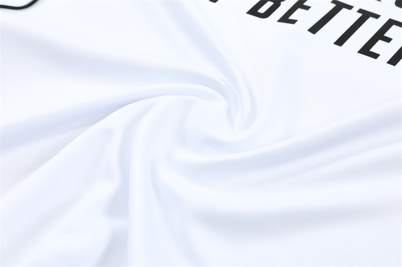 2025/2026 Real Madrid White Camouflage Half-Zip Long-Sleeve Training Kit