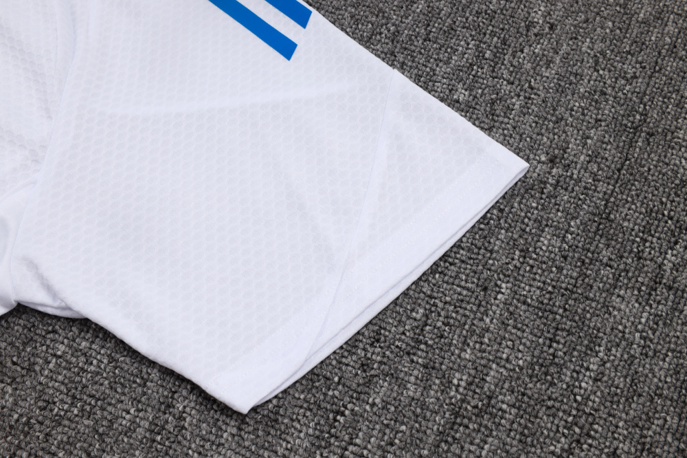 2025/2026 Real Madrid White Short-Sleeve Training Kit