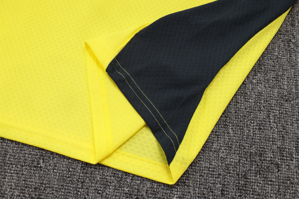 2025/2026 Real Madrid Yellow Short-Sleeve Training Kit