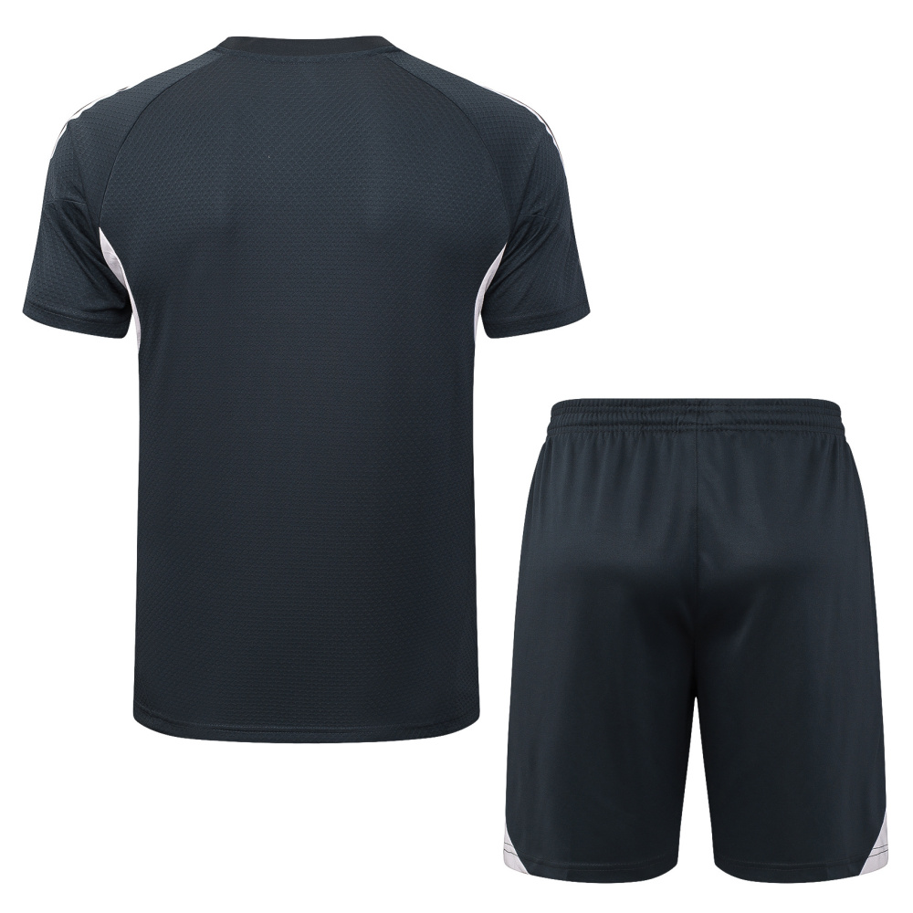 2025/2026 Real Madrid Grey Short-Sleeve Training Kit