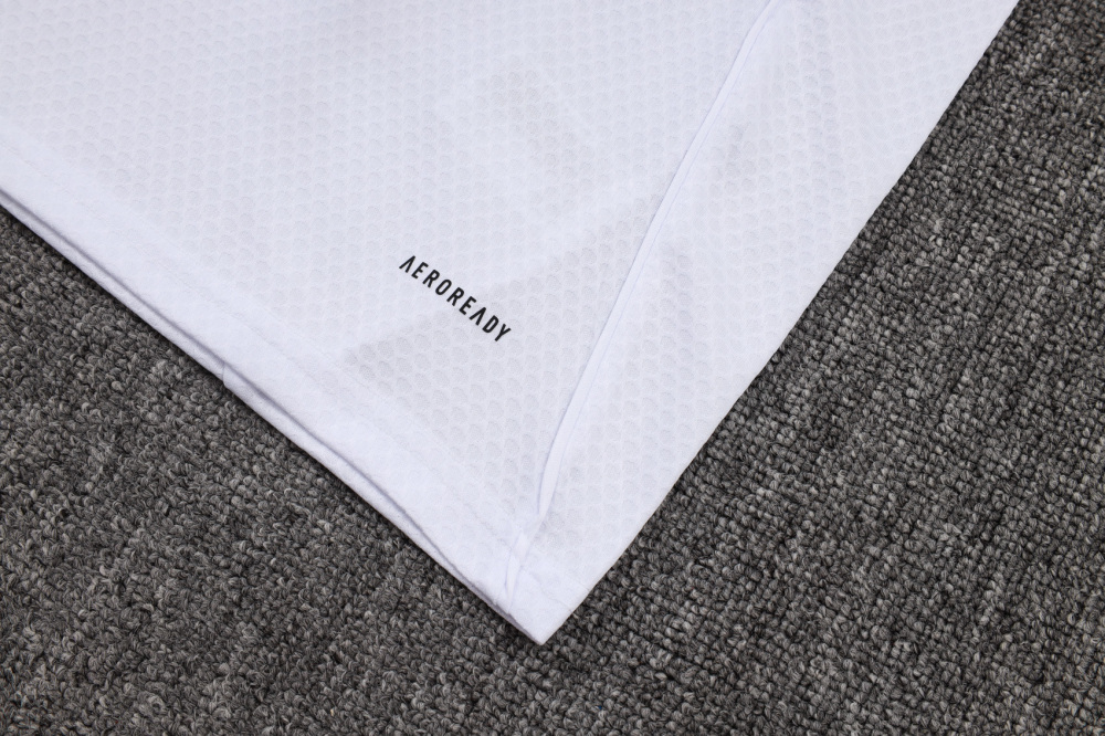 2025/2026 Real Madrid White Short-Sleeve Training Kit