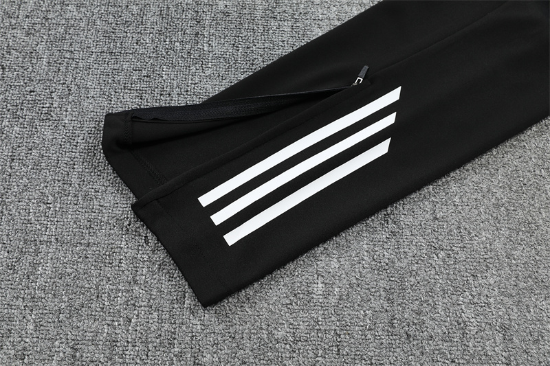 2025/2026 Real Madrid White Camouflage Half-Zip Long-Sleeve Training Kit
