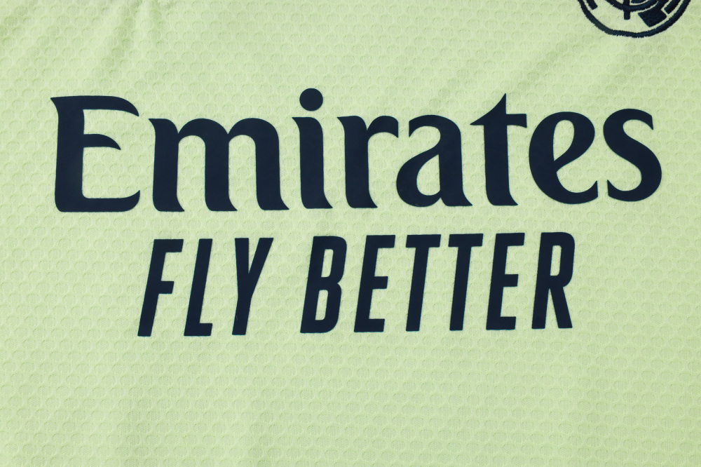 2025/2026 Real Madrid Blue/Light Green Short-Sleeve Training Kit