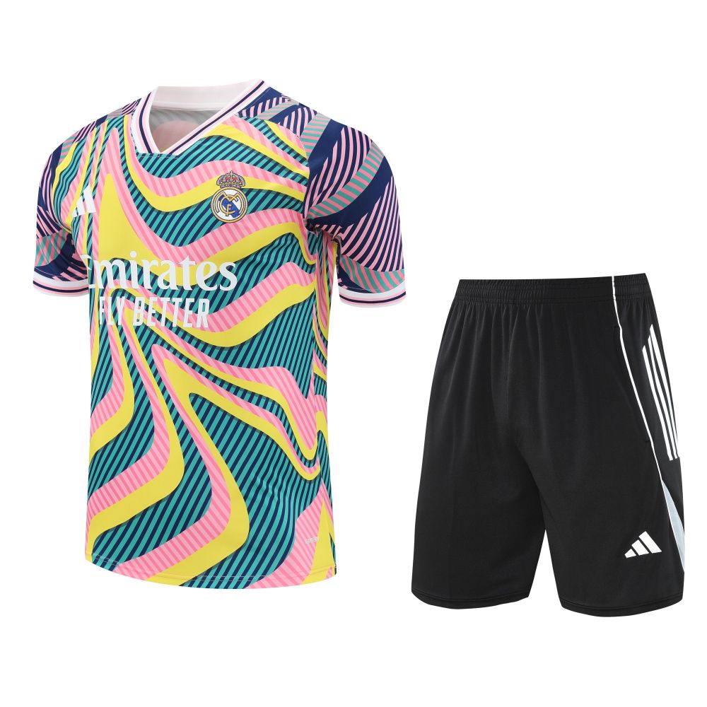 2025/2026 Real Madrid camouflage short-sleeved training kit