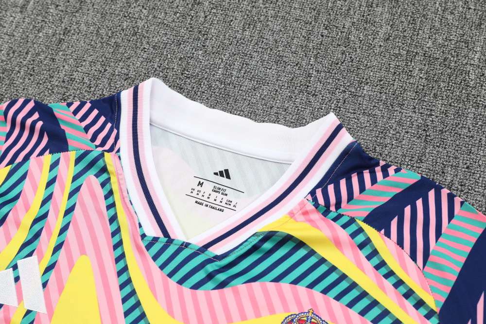 2025/2026 Real Madrid camouflage short-sleeved training kit
