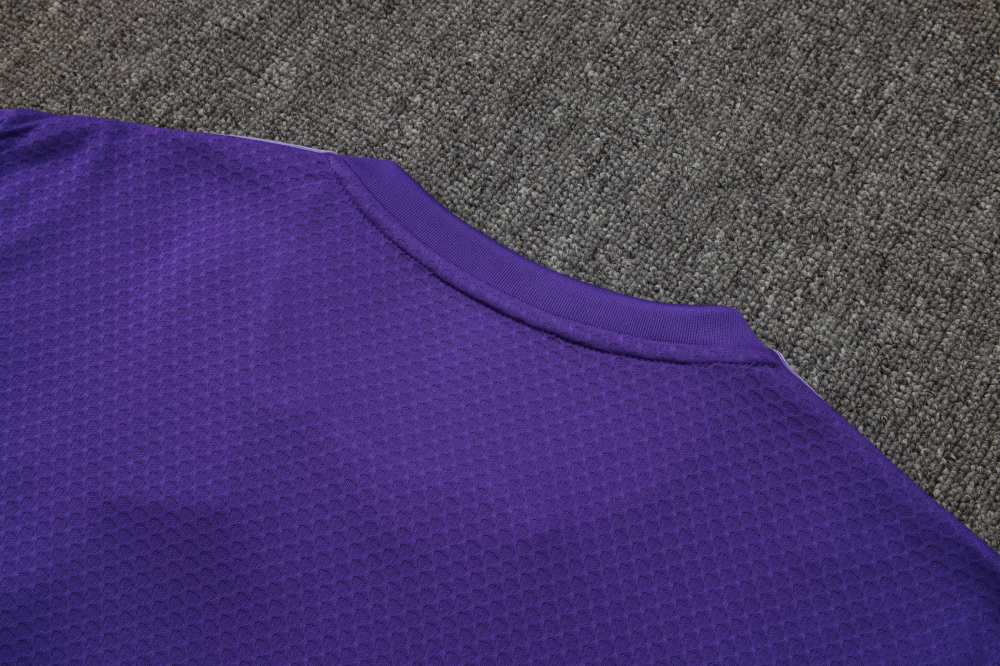2025/2026 Real Madrid Purple Retro Short-Sleeve Training Kit