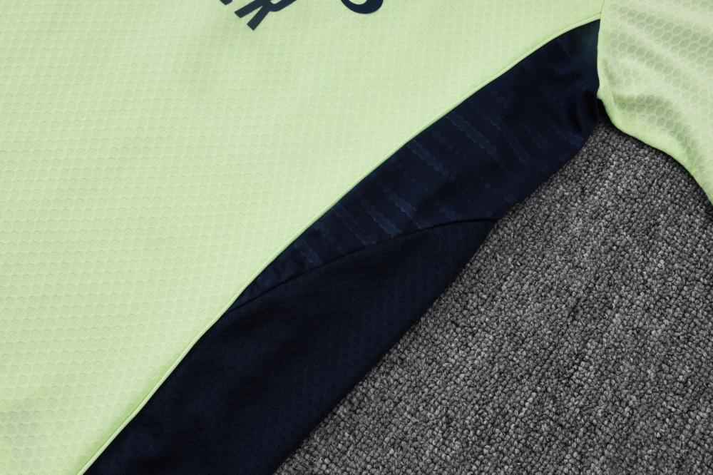 2025/2026 Real Madrid Blue/Light Green Short-Sleeve Training Kit