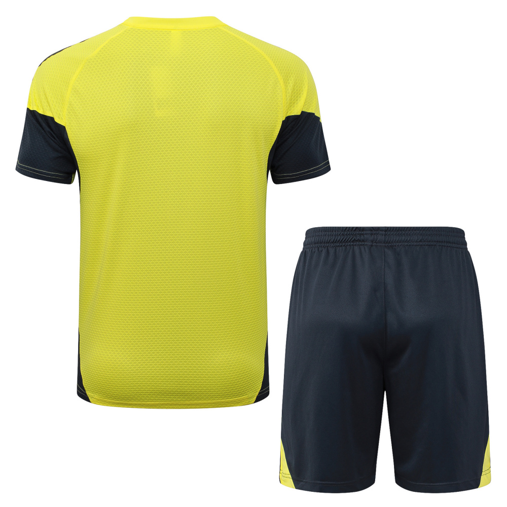 2025/2026 Real Madrid Yellow Short-Sleeve Training Kit