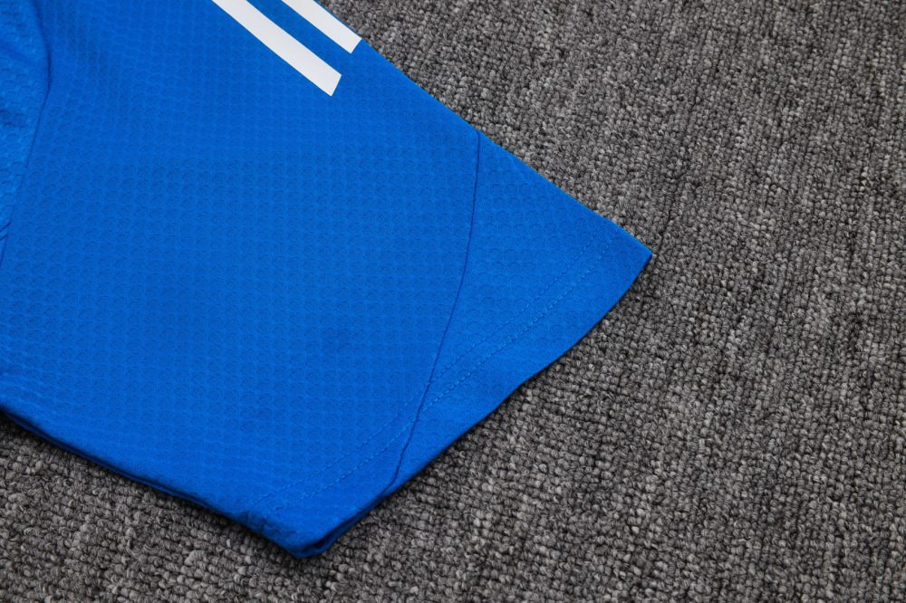2025/2026 Real Madrid Blue Short-Sleeve Training Kit