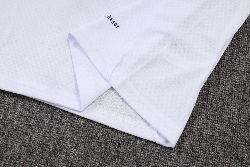 2025/2026 Real Madrid White Short-Sleeve Training Kit