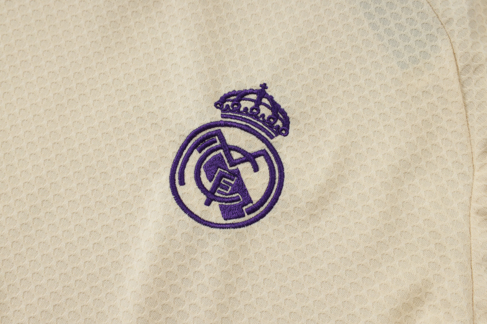 2025/2026 Real Madrid Apricot Short-Sleeve Training Kit Set