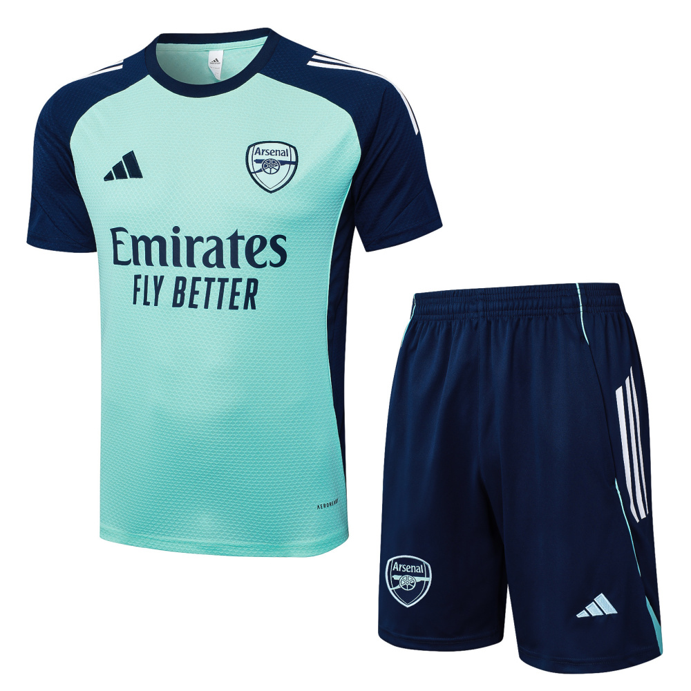 2025/2026 Arsenal Light Green Short-Sleeve Training Kit