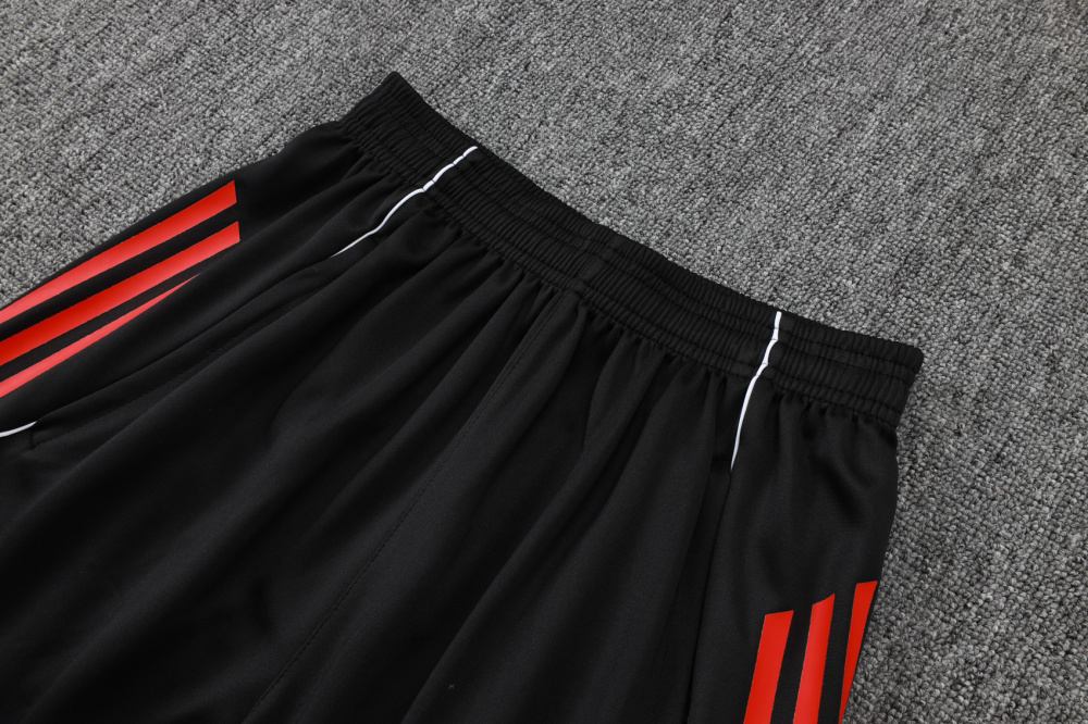 2025/2026 Arsenal Black Red Short-Sleeve Training Kit