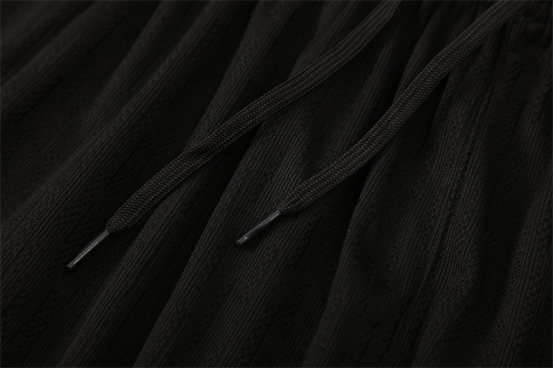 2025 French Black Half-Zip Long-Sleeve Training Suit Kit