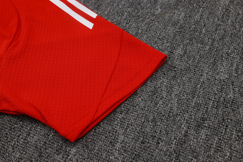2025/2026 Arsenal Black Red Short-Sleeve Training Kit