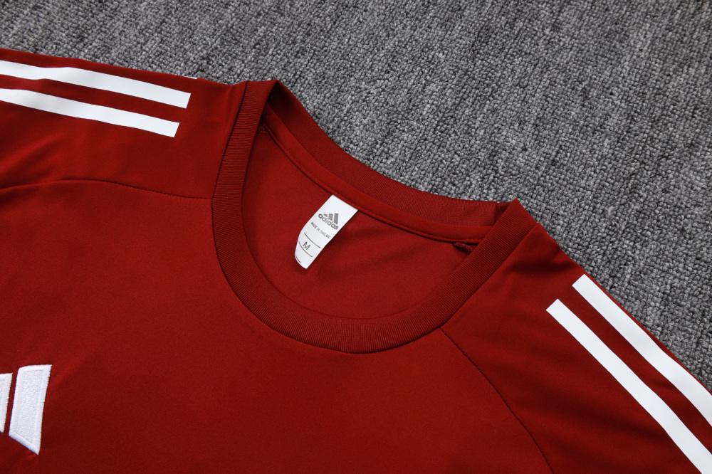 2025/2026 Arsenal Maroon Red Short-Sleeve Training Kit