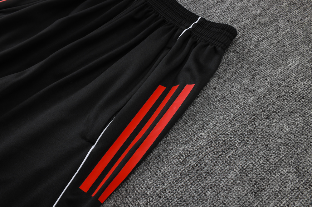 2025/2026 Arsenal Black Red Short-Sleeve Training Kit