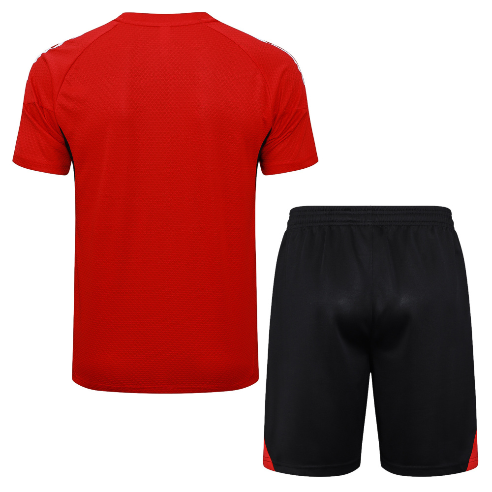 2025/2026 Arsenal Black Red Short-Sleeve Training Kit