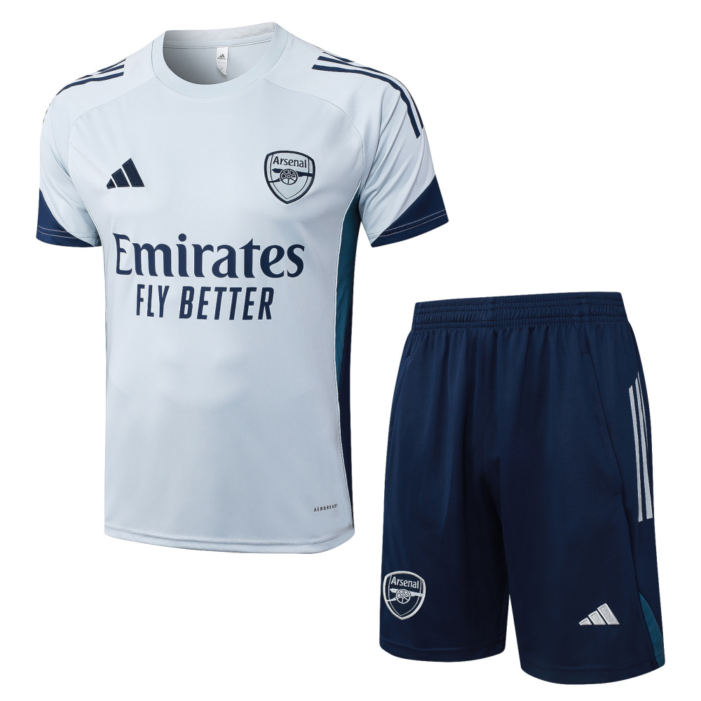 2025/2026 Arsenal Light gray Short-Sleeve Training Kit