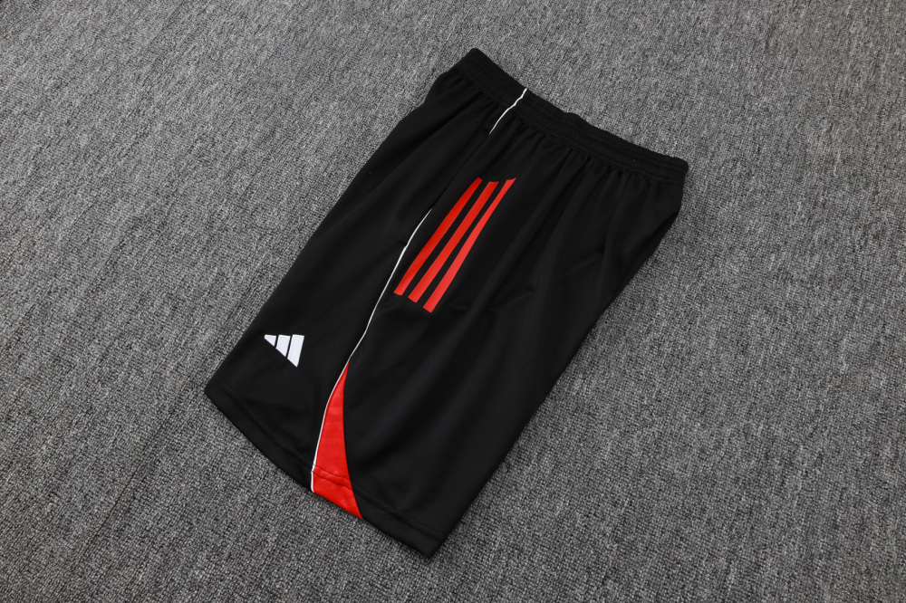 2025/2026 Arsenal Black Red Short-Sleeve Training Kit