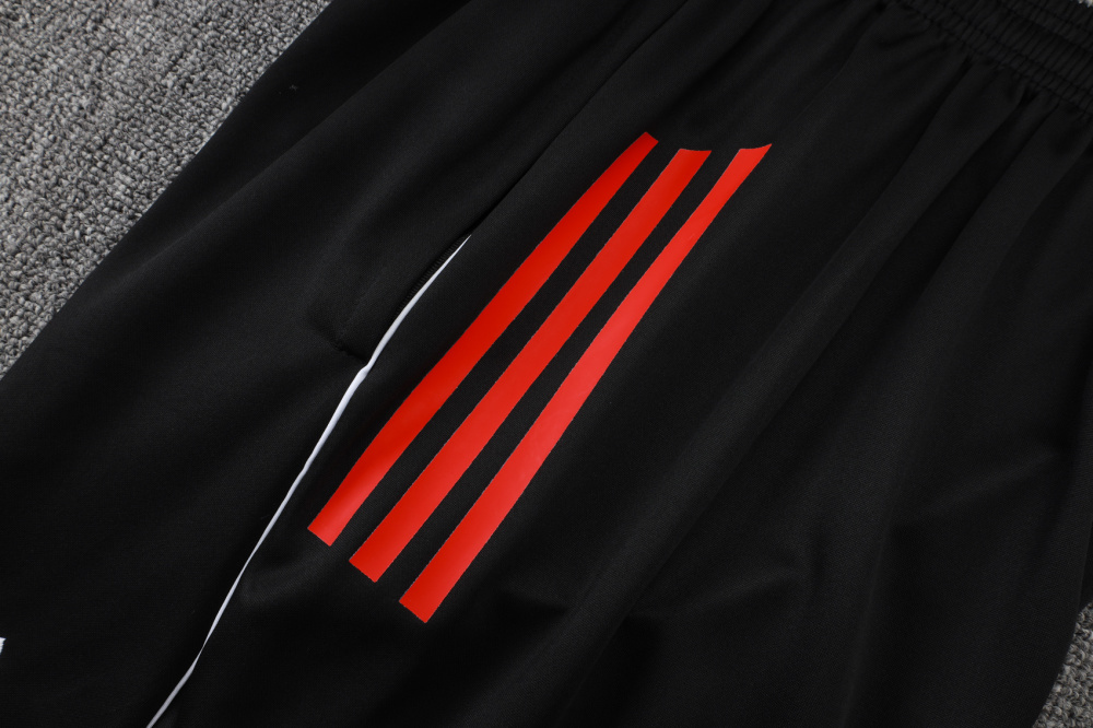 2025/2026 Arsenal Black Red Short-Sleeve Training Kit