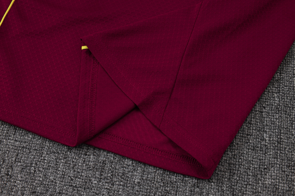 2025/2026 Arsenal Maroon Red retro version Short-Sleeve Training Kit