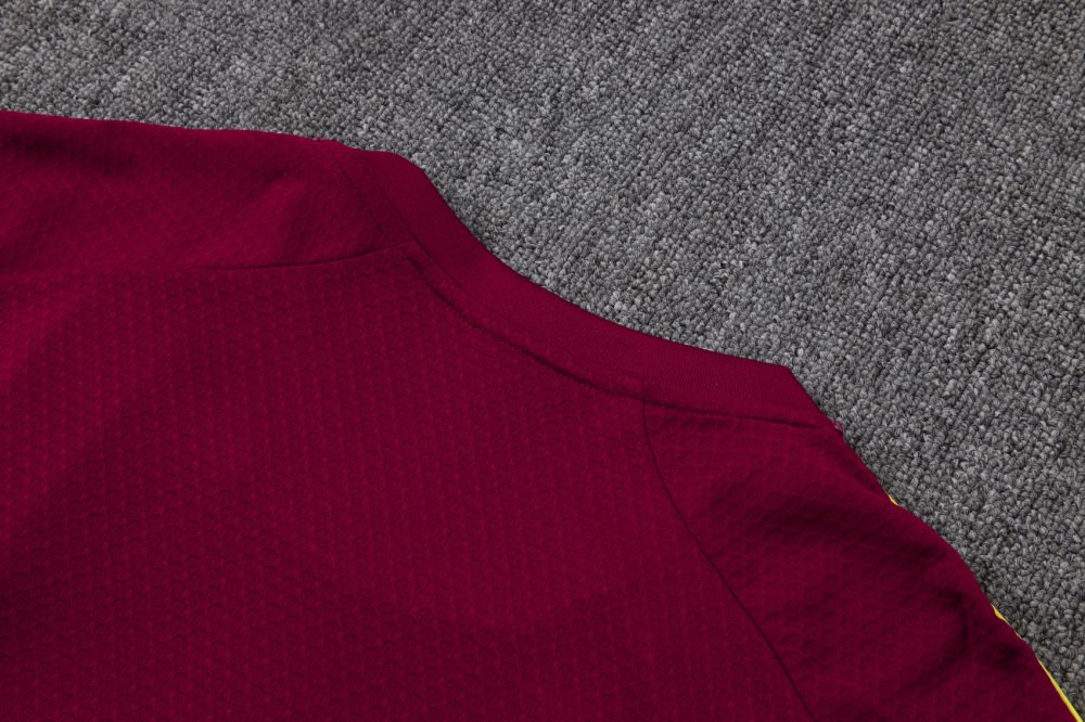 2025/2026 Arsenal Maroon Red retro version Short-Sleeve Training Kit