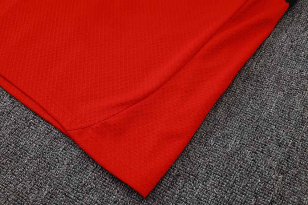 2025/2026 Arsenal Black Red Short-Sleeve Training Kit