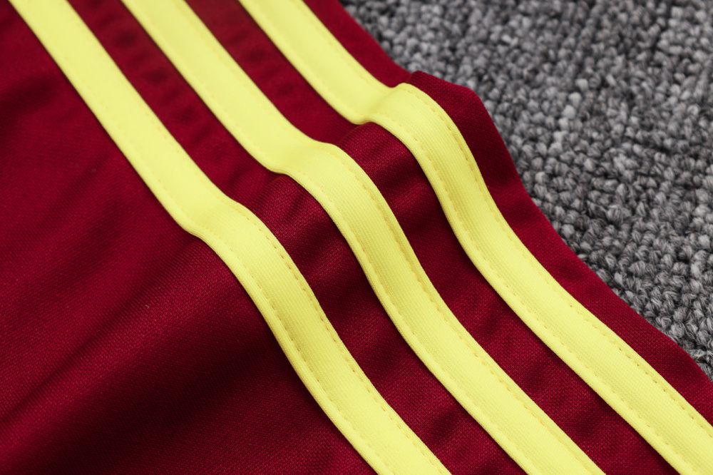 2025/2026 Arsenal Dark red vintage version Half-Zip Long-Sleeve Training Kit