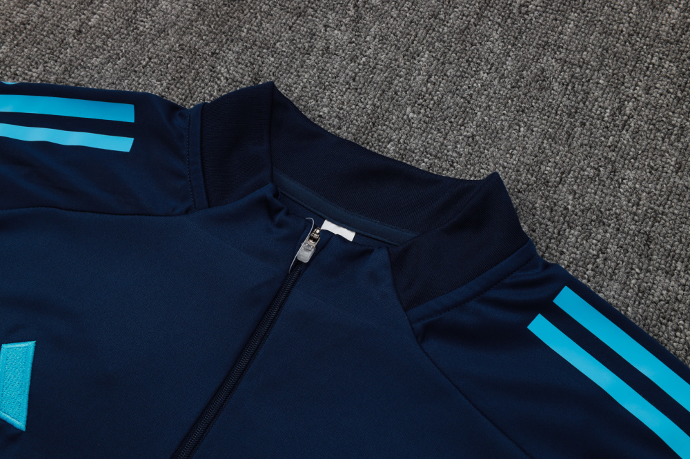 2025/2026 Arsenal Sapphire Half-Zip Long-Sleeve Training Kit