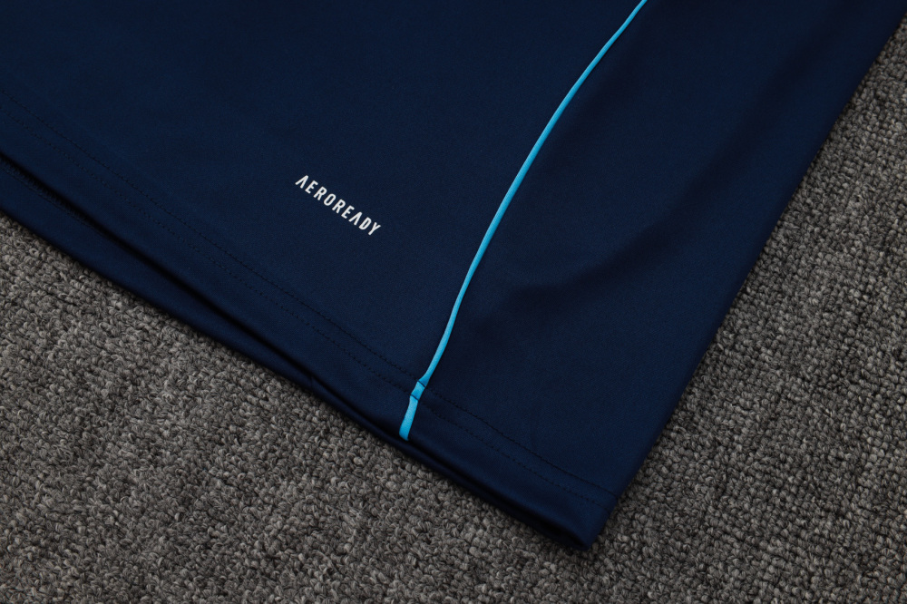 2025/2026 Arsenal Sapphire Half-Zip Long-Sleeve Training Kit
