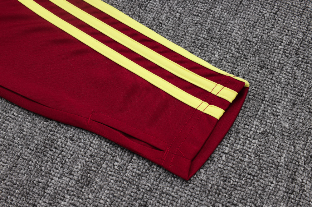 2025/2026 Arsenal Dark red vintage version Half-Zip Long-Sleeve Training Kit