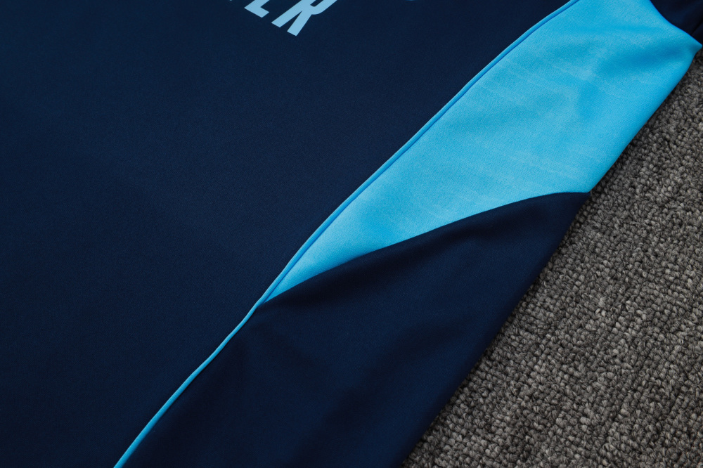 2025/2026 Arsenal Sapphire Half-Zip Long-Sleeve Training Kit