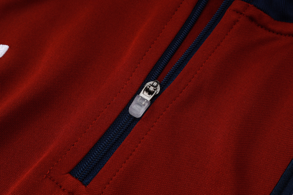 2025/2026 Arsenal dark red Half-Zip Long-Sleeve Training Kit