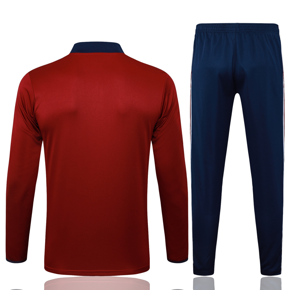 2025/2026 Arsenal dark red Half-Zip Long-Sleeve Training Kit