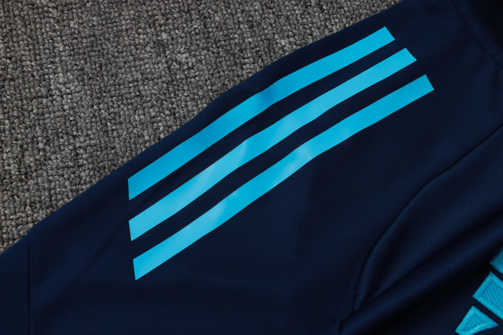 2025/2026 Arsenal Sapphire Half-Zip Long-Sleeve Training Kit