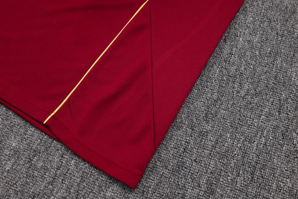 2025/2026 Arsenal Dark red vintage version Half-Zip Long-Sleeve Training Kit