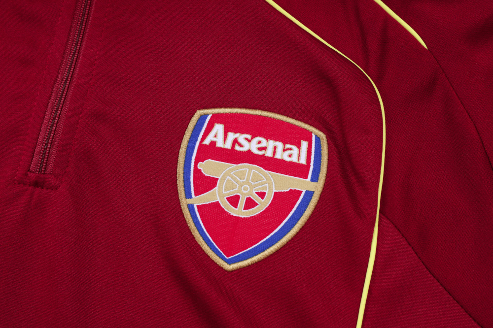 2025/2026 Arsenal Dark red vintage version Half-Zip Long-Sleeve Training Kit