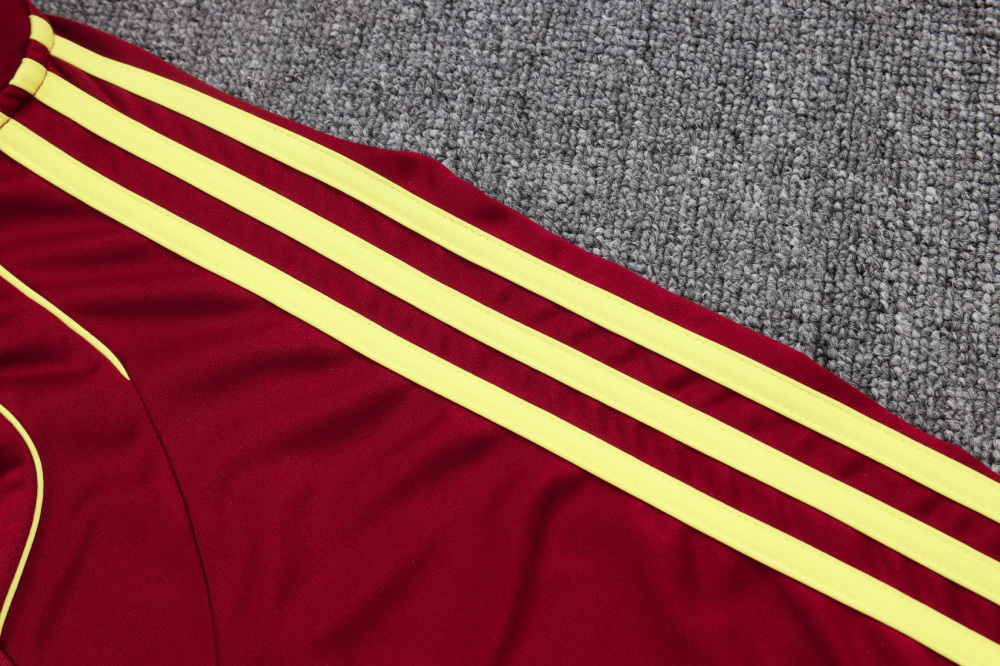 2025/2026 Arsenal Dark red vintage version Half-Zip Long-Sleeve Training Kit