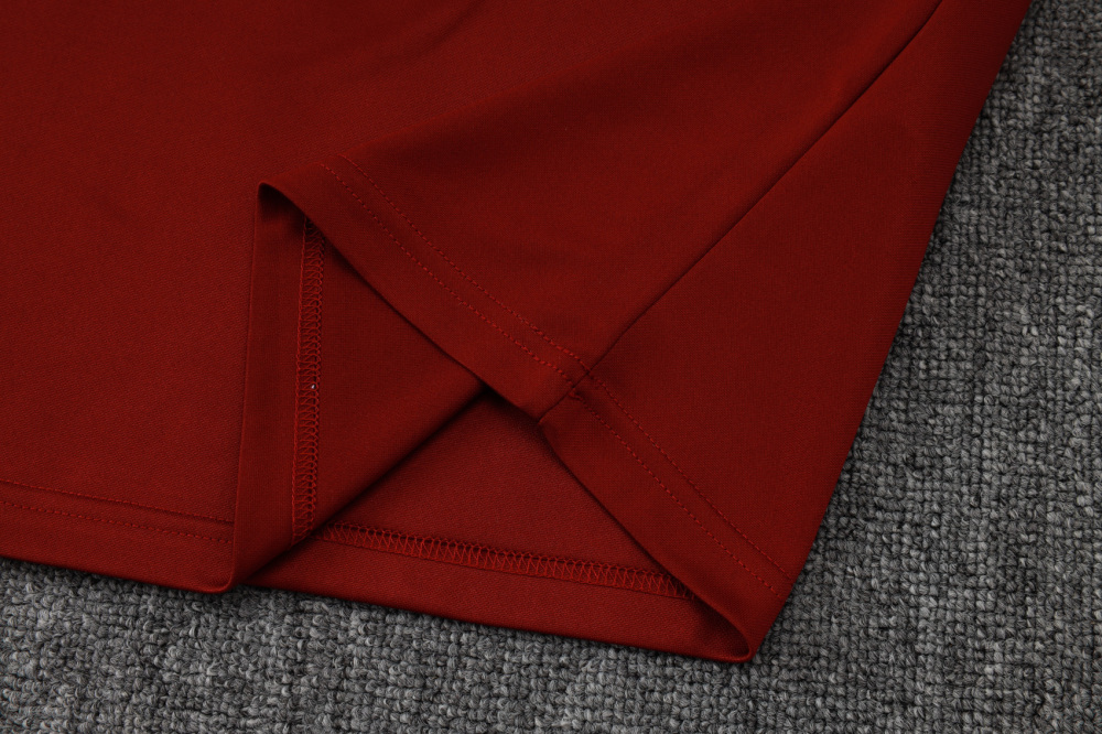 2025/2026 Arsenal dark red Half-Zip Long-Sleeve Training Kit