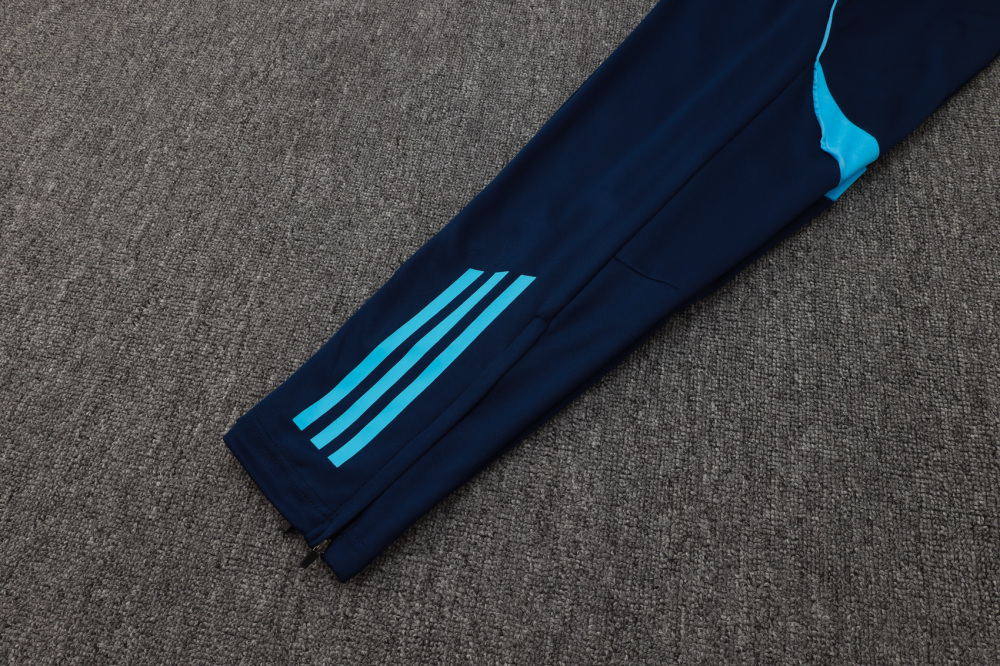 2025/2026 Arsenal Sapphire Half-Zip Long-Sleeve Training Kit