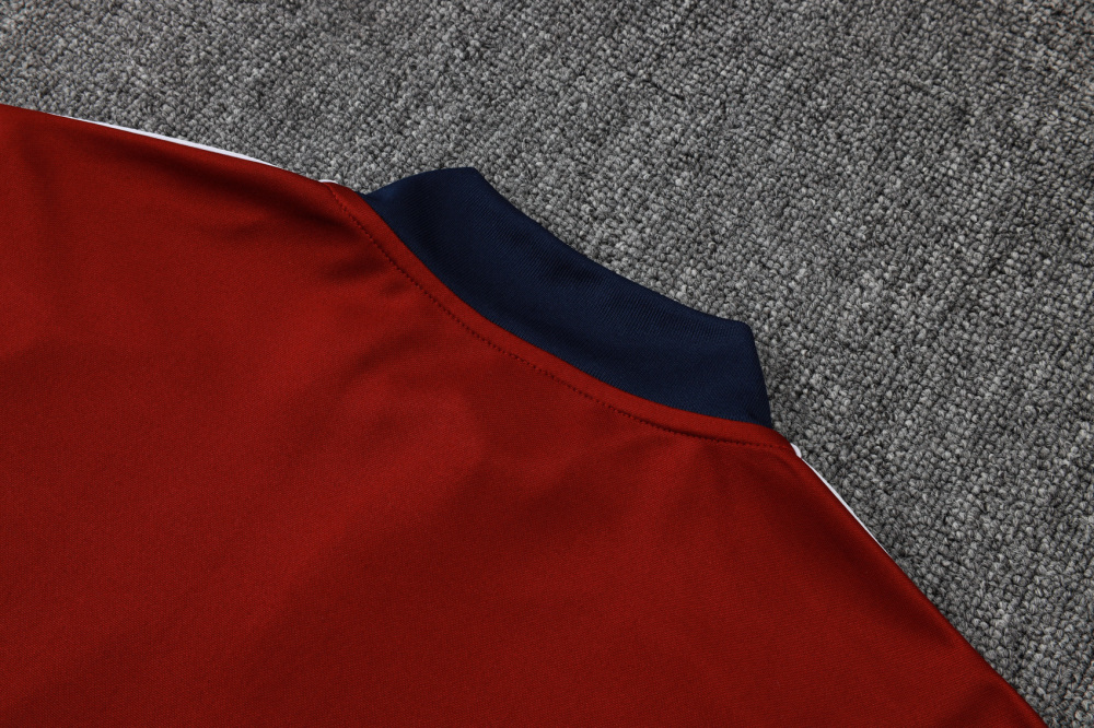 2025/2026 Arsenal dark red Half-Zip Long-Sleeve Training Kit