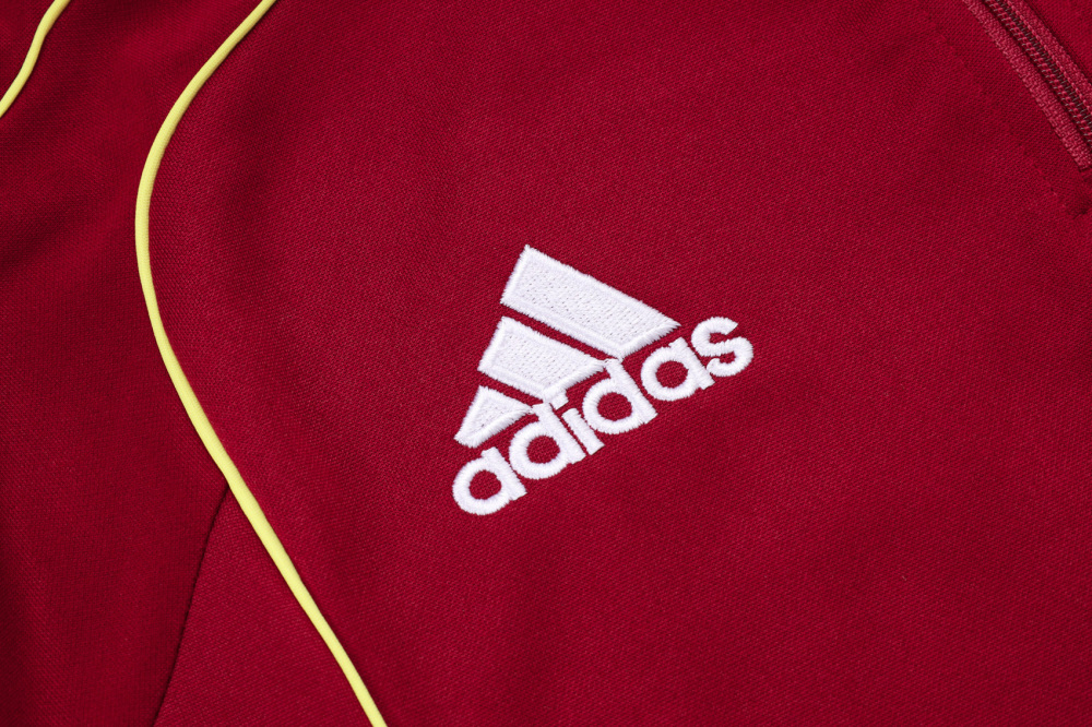2025/2026 Arsenal Dark red vintage version Half-Zip Long-Sleeve Training Kit