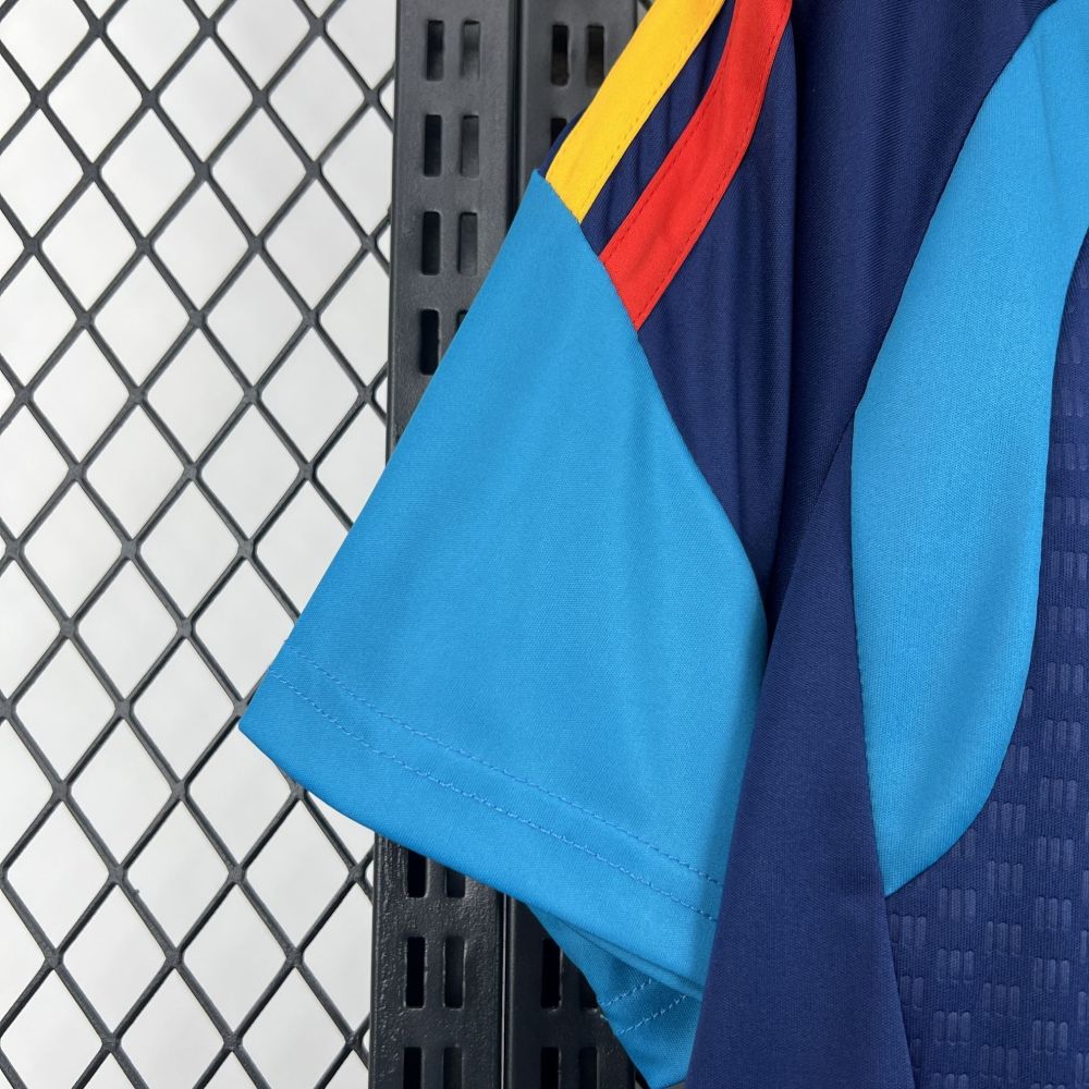 2026 Spain pre-match navy blue shirt (fan version)