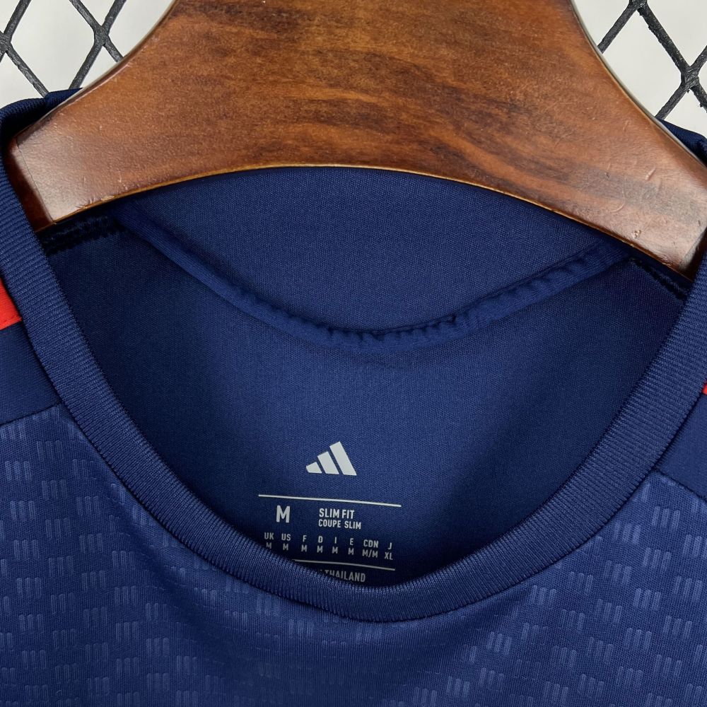 2026 Spain pre-match navy blue shirt (fan version)