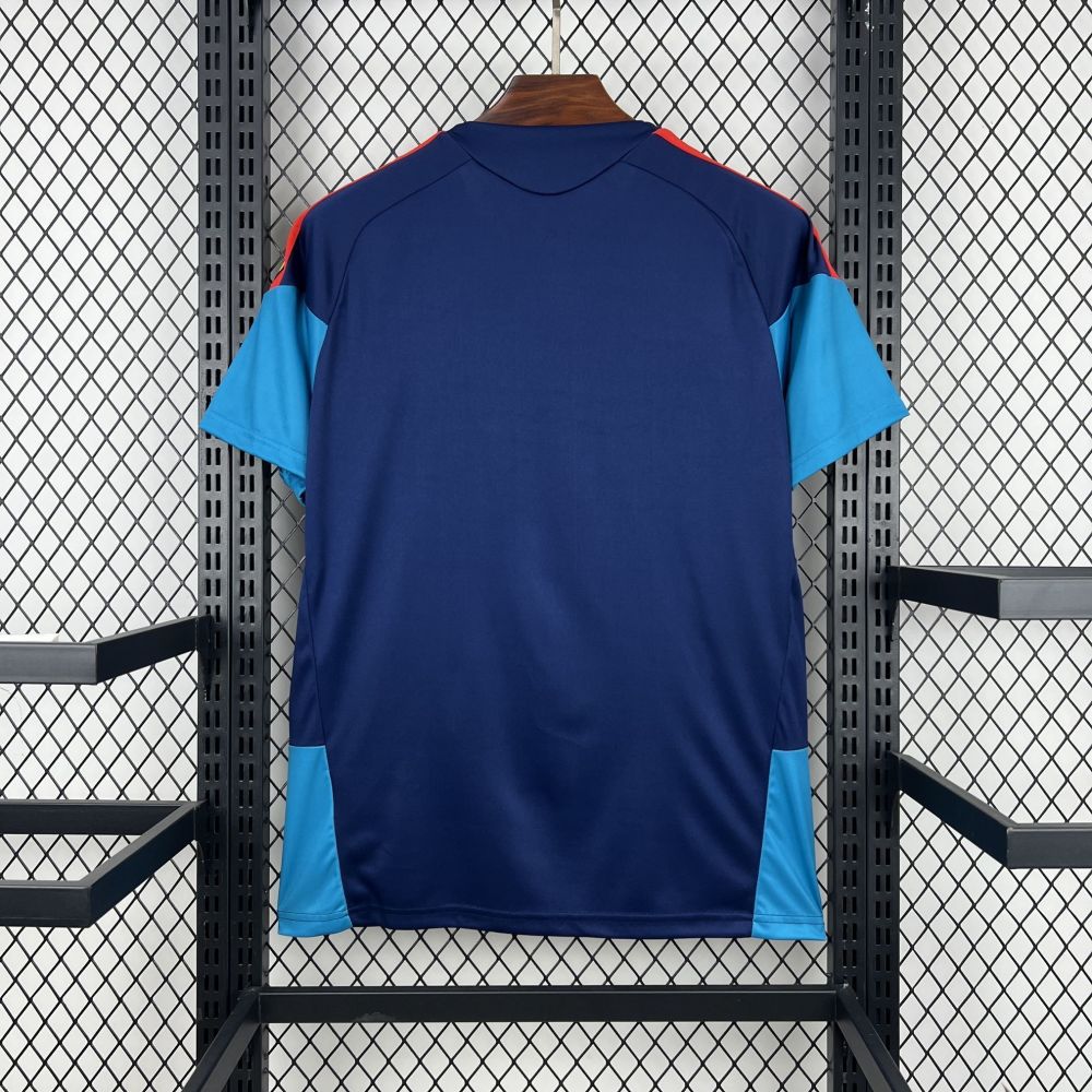 2026 Spain pre-match navy blue shirt (fan version)