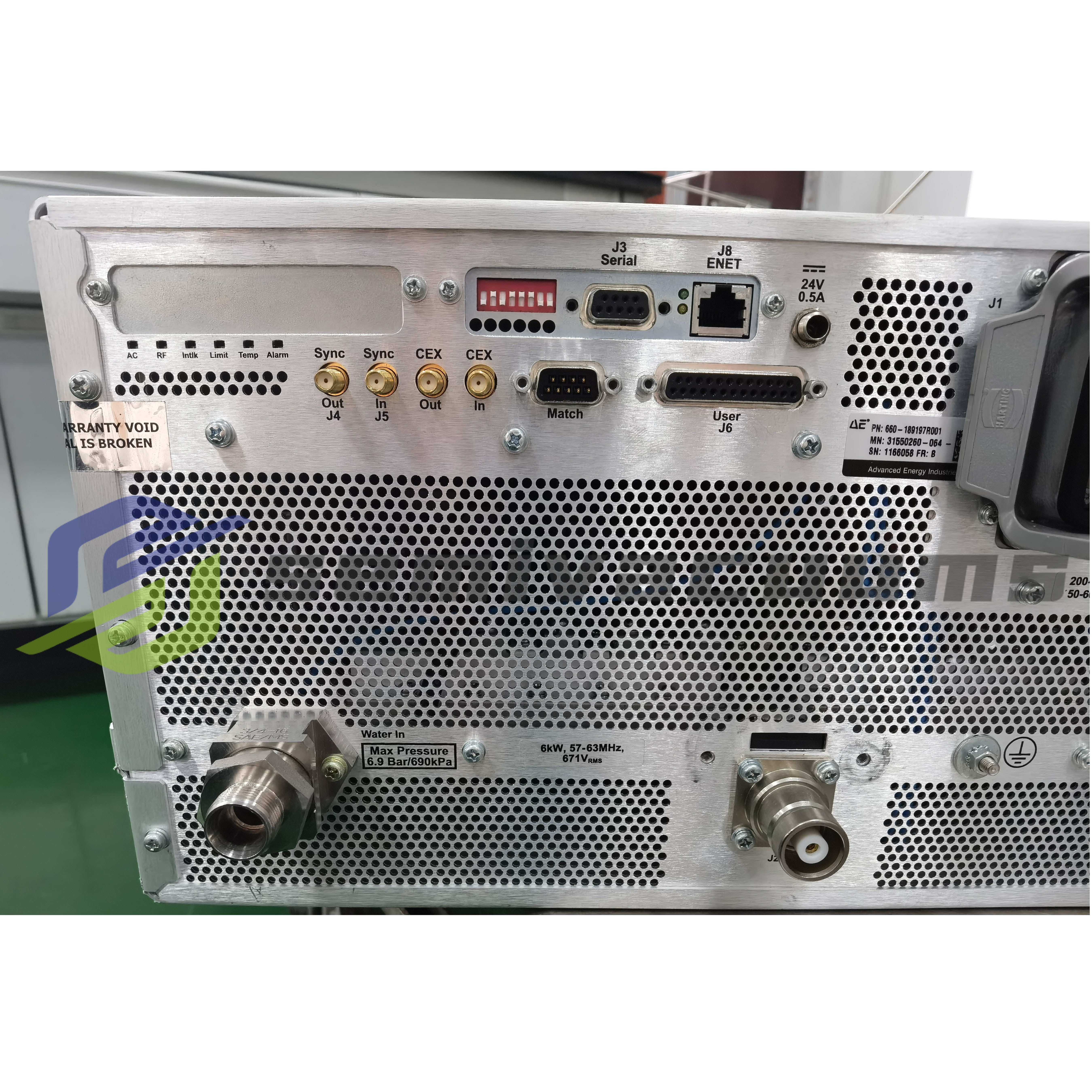 AE RF Generator Paramount VHF 6060 57-63MHz PN:660-189197R001