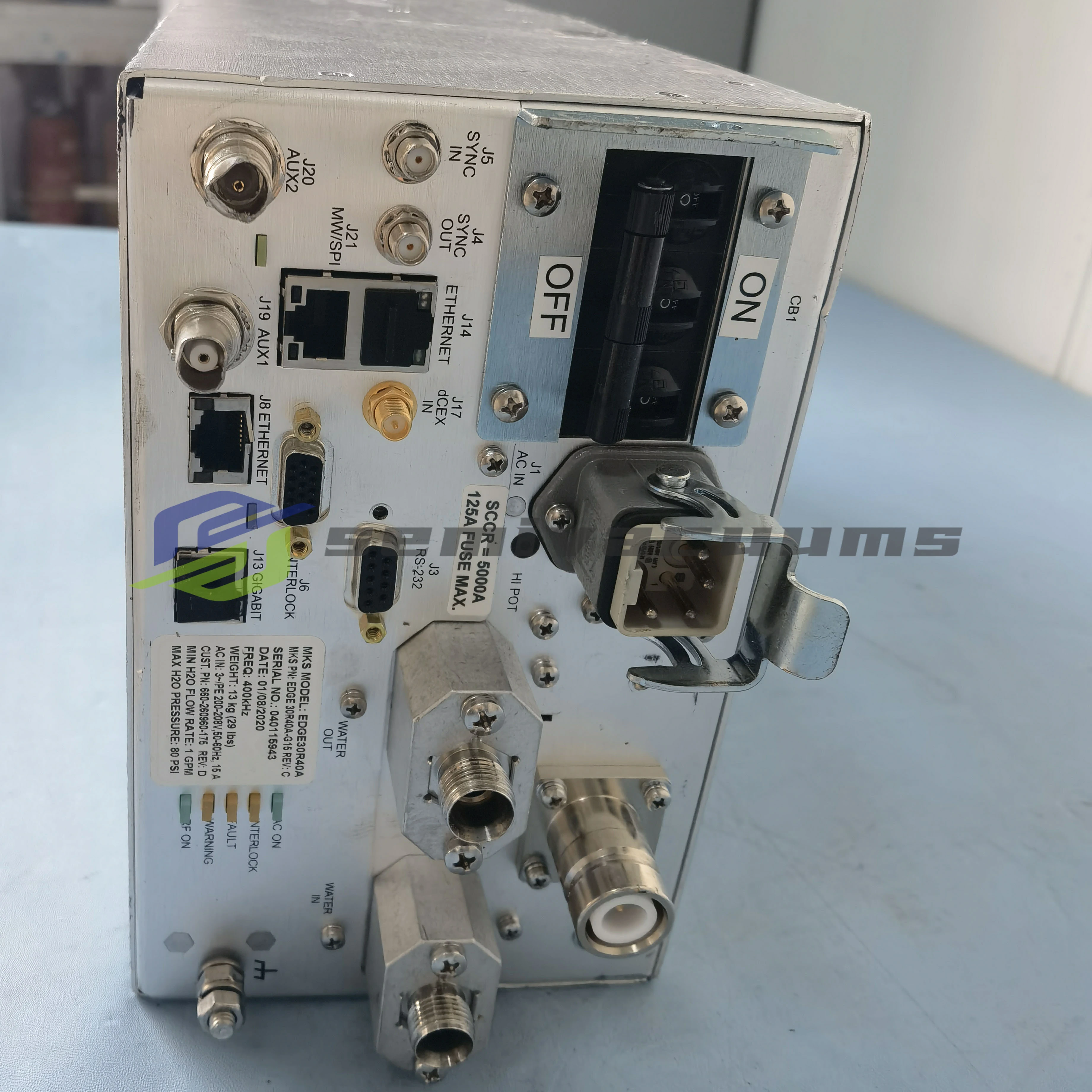 RF Generator Internal Components Detail