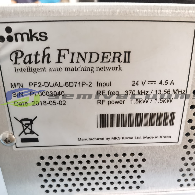 MKS Path FINDER II Ntelligent Auto Matching Network PF2-DUAL-6D71P-2 USED