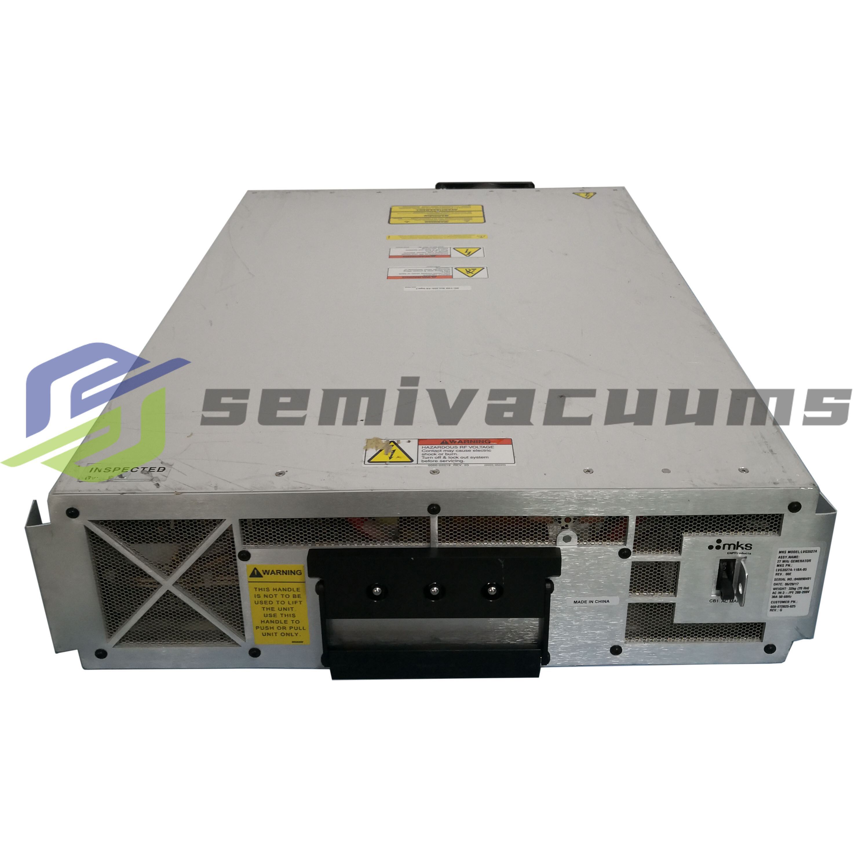 MKS RF GENERATOR LVG3527 LVG3527A-11BA-05 PN:660-072825-625 Used